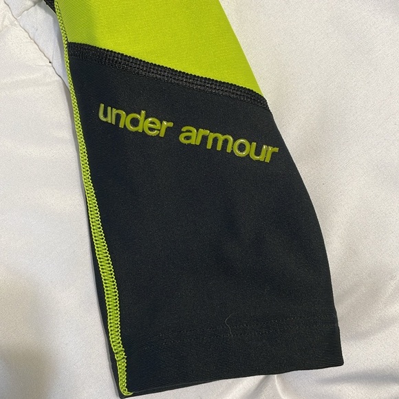 Under Armour base layer Black and Neon Yellow Compression, L - Picture 3 of 7